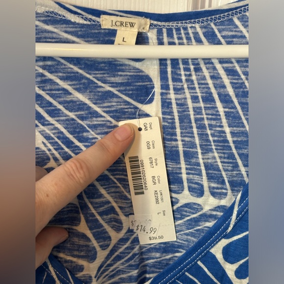 NWT JCREW Tank Top Size L - Picture 3 of 4